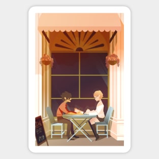 HQ: Cafe Date Sticker